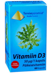 d3 vitamīnu kapsulas