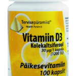 Vitamin D3 30mcg 100 capsules